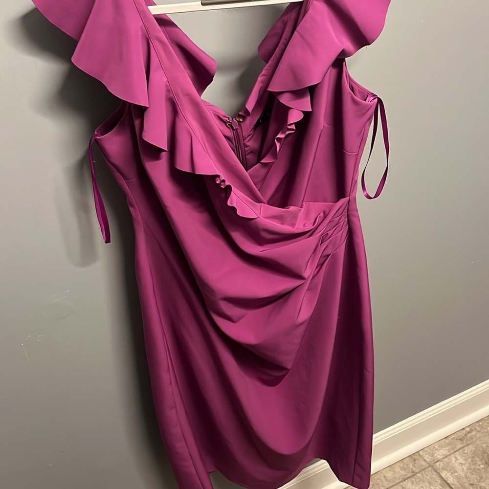 Ralph Lauren Purple Colored Dress size 16 - Picture 5 of 6